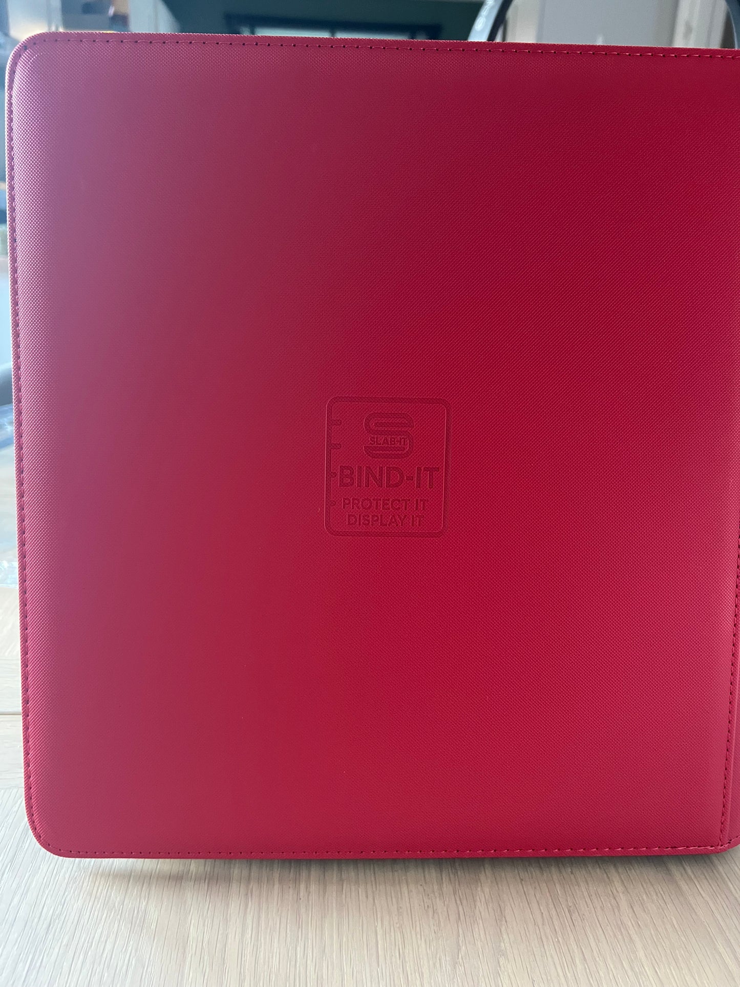 Bind-It - Premium 12 Page Pocket Binder 480 Cards - Red