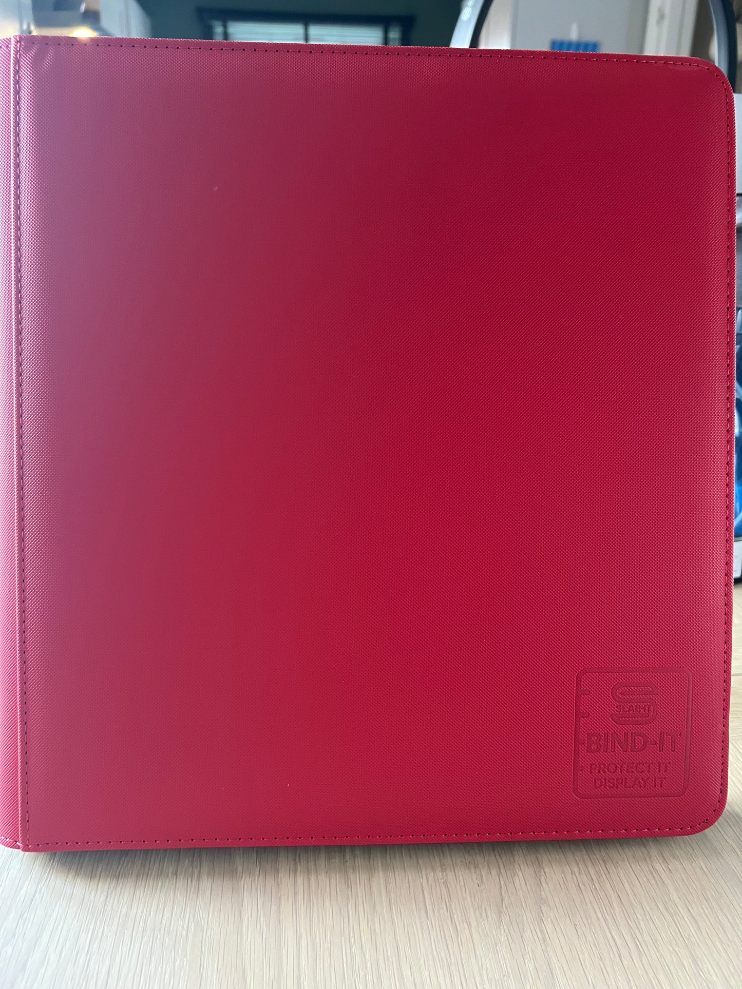 Bind-It - Premium 12 Page Pocket Binder 480 Cards - Red