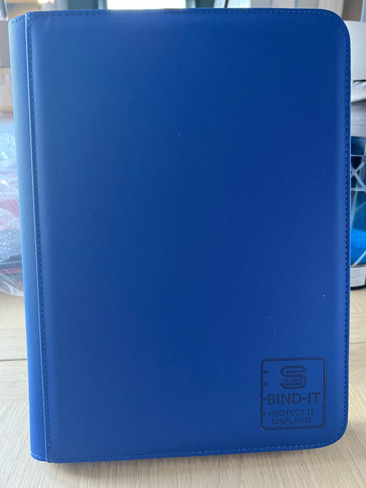 Bind-It - Premium 9 Page Pocket Binder 360 Cards - Blue