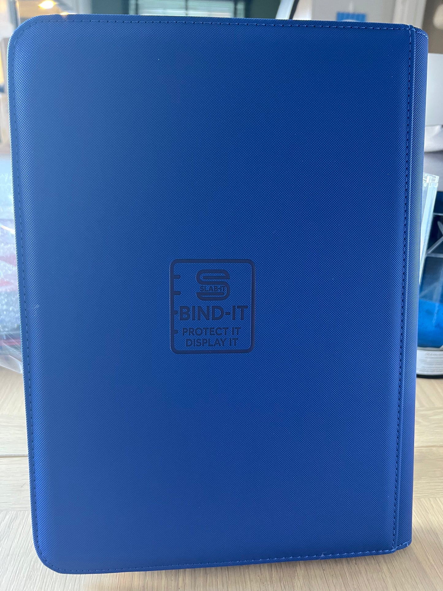 Bind-It - Premium 9 Page Pocket Binder 360 Cards - Blue