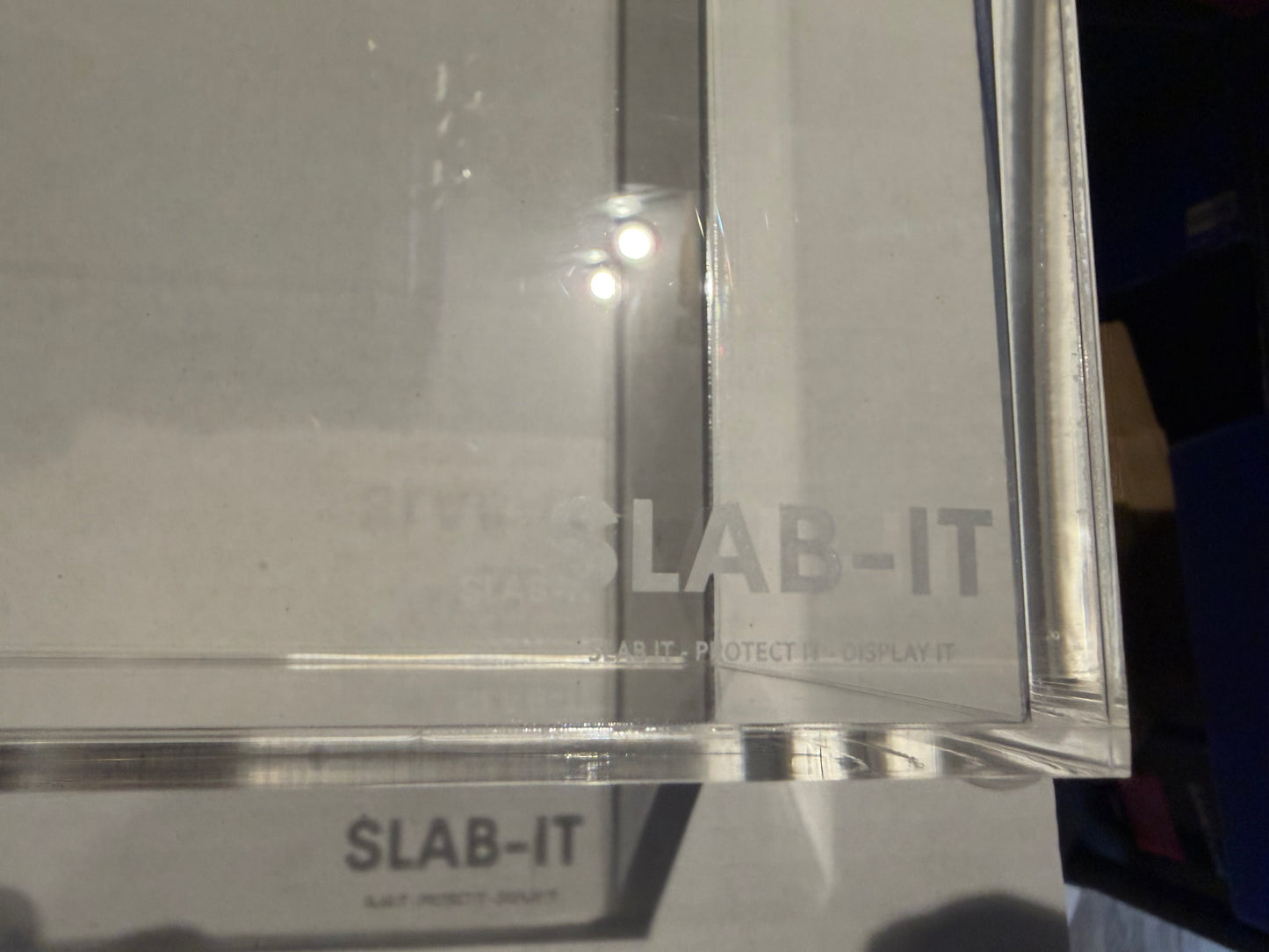 5) Slab-It Acrylic Case - Ultra Premium collection box - UPC